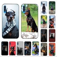 fhnblj doberman animal dog phone case for samsung a51 01 50 71 21s 70 10 31 40 30 20e 11 a7 2018