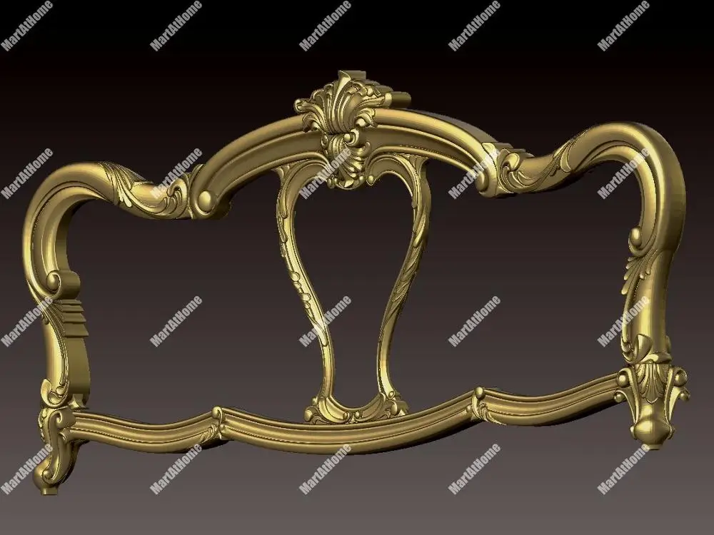Классическая прикроватная РАМА 3D STL модель для ЧПУ гравировки и печати рельеф