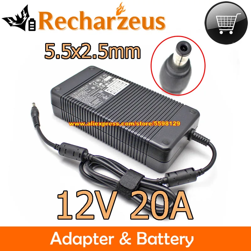 

Оригинальное Высокое качество 12 В 20A 240 Вт адаптер переменного тока высокой мощности Delta EADP-220AB B источник питания 341-0222-01 черное зарядное устройство для ноутбука