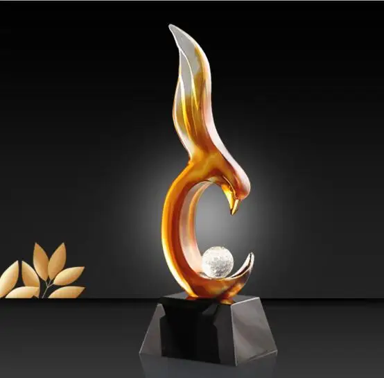 2019 the latest all new style top quality golf trophy Golf Cup Luxury Liuli Customized Crystal free shipping | Спорт и развлечения