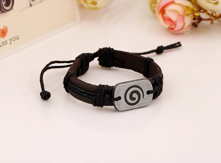 Винтажные очаровательные плетеные браслеты из воловьей кожи в античном стиле