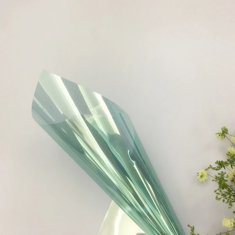 Нано-керамическая автомобильная пленка VLT70 % для ветрового стекла, теплостойкая зеленая пленка для стекла автомобиля, 75 х300 см, IR100 %