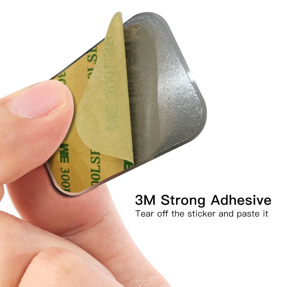 Автомобильный держатель для телефона металлическая пластина магнитный круглая