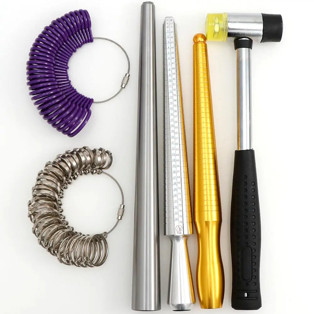 1 комплект черное кольцо размер оправы пальцевое r измерительный инструмент для