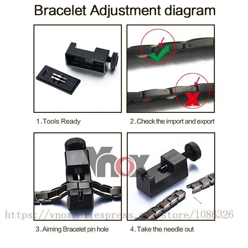 Мужской браслет Vnox из нержавеющей стали с выгравированным крестом био энергией и