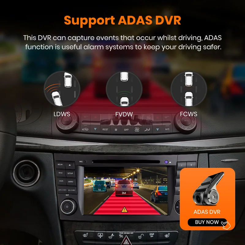 AWESAFE PX9 for For Mercedes Benz W211 E300 CLS/W219 Car Radio Multimedia video player GPS No 2 din Android 10.0 2GB+32GB | Автомобили и