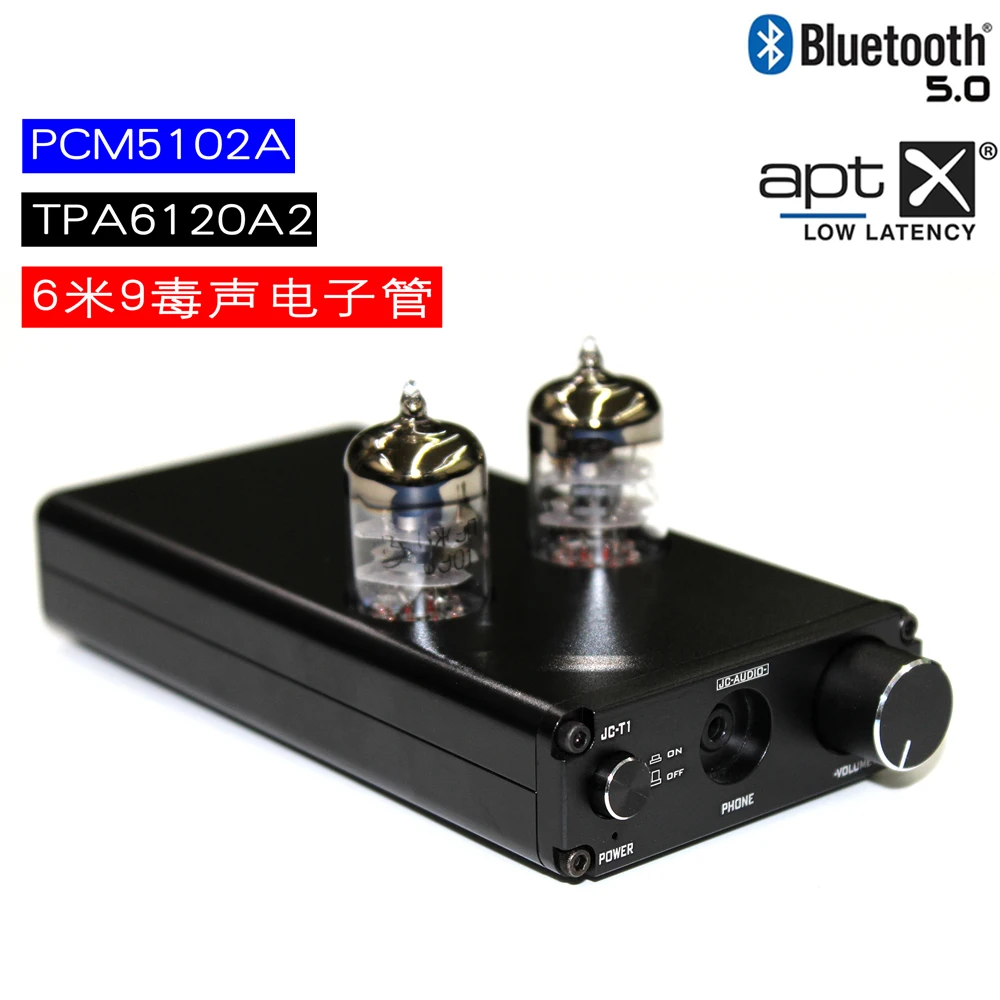 JC T1 Bluetooth DAC PCM5102A TPA6120A2 декодер amp 6*9 ламповый усилитель звука для