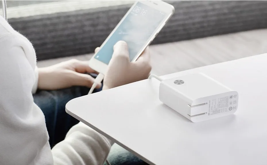 Xiaomi 2-в-1 источник питания зарядное устройство 5000 мА/ч, CBQ01ZM 18 Вт Quick Charge официальный Выход TF Micro SD мобильный телефон Dual USB зарядное устройство для телефона