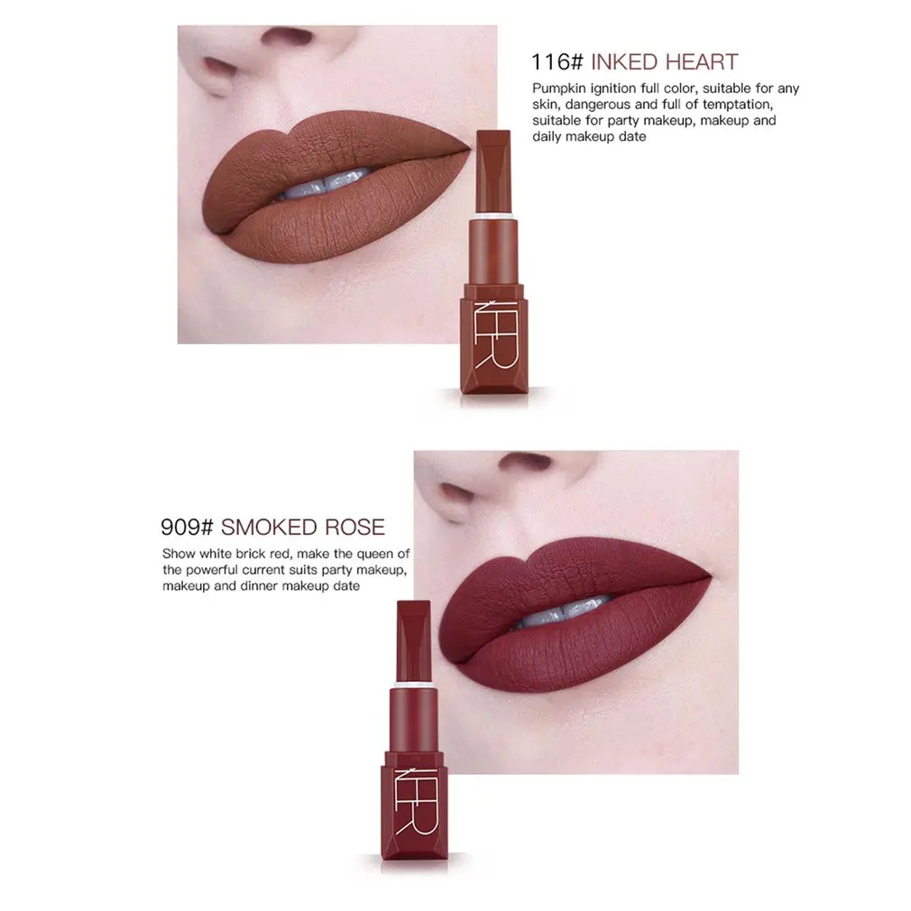 5 цветов губная помада стойкая матовая водостойкая карандаш для макияжа Мягкая