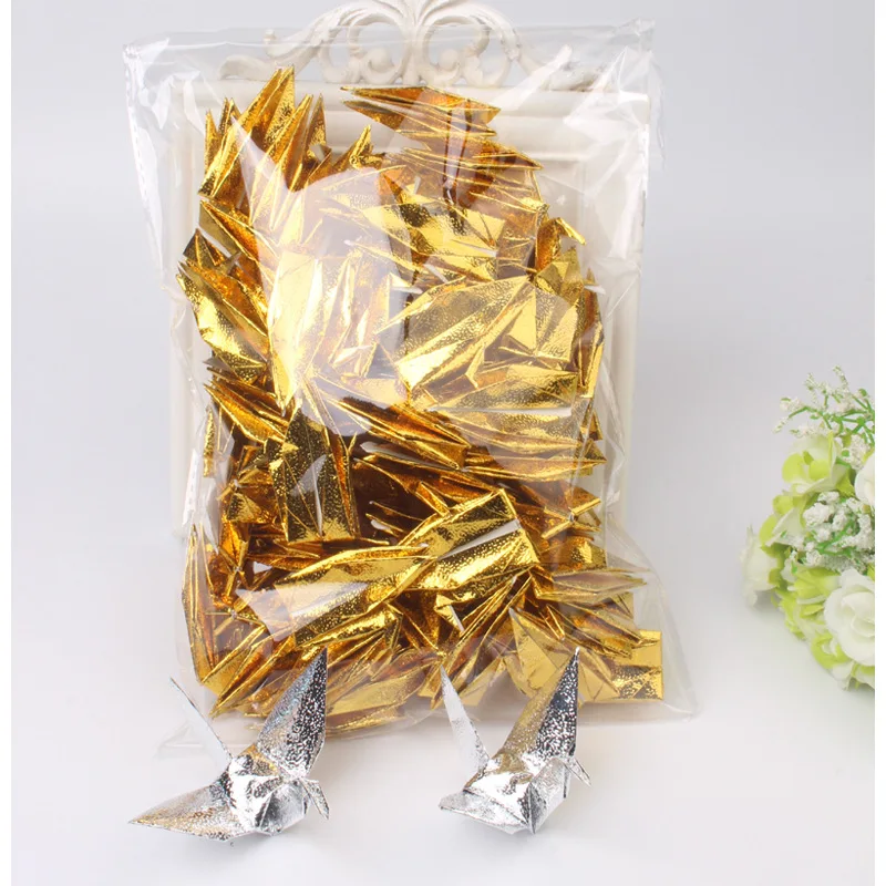 50 шт. бумажные журавли оригами готовые для праздника вечеринки свадьбы украшения