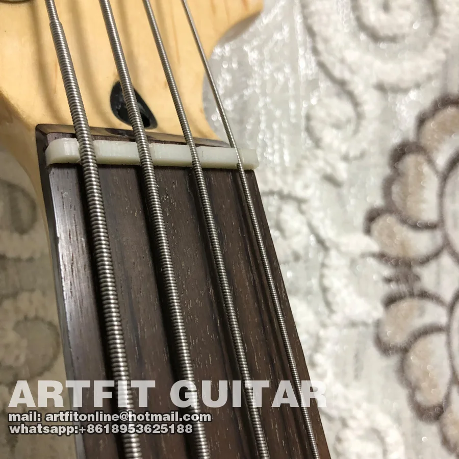 Болотное пепельное тело Tony Franklin Fretless Black Precison Jazz 4 струны Китай электрический бас гитары гитары