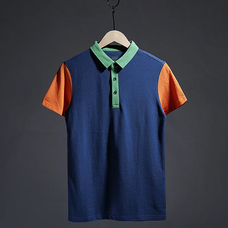 

3967-Polo shirt men's short sleeve t-shirt lapel