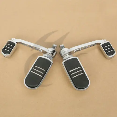

TCMT Motorcycle Chrome New Metal Foot Peg With Heel Rest For Harley Models Softail FXWG FXST FXLG FXR Sportster XL 883 1200 Iron