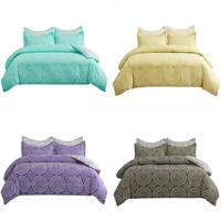 mandala pattern duvet cover set 240x220 king size nordic luxury bedding sets pillowcase purplegreen bedroom decor quilt covers
