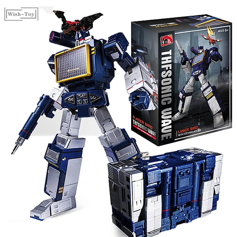 Трансформация G1 THF THF01J THF01-J Soundwave лента walkman MasterPiece MP13 негабаритных 23 см аниме фигурка робота детские игрушки