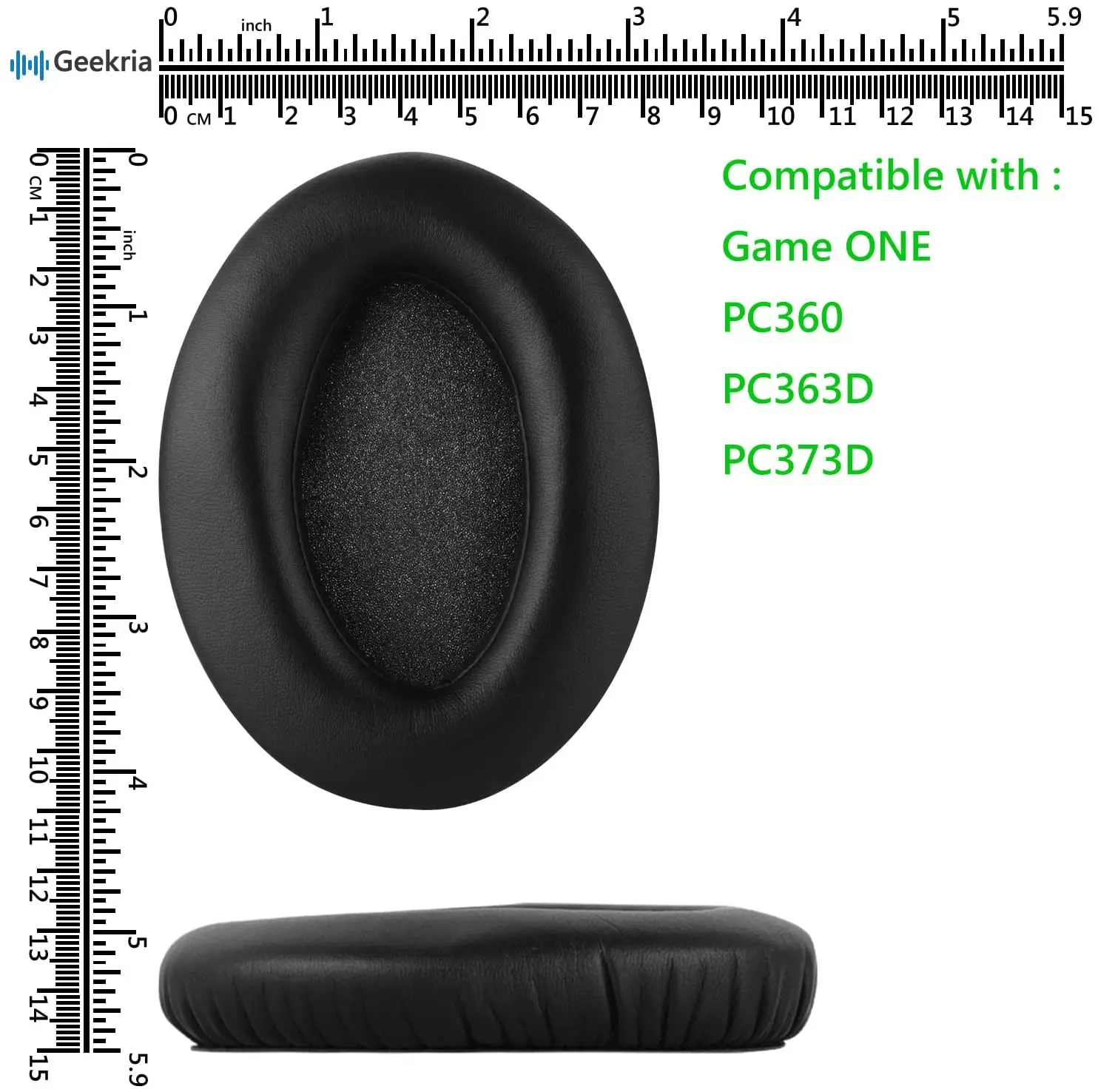 Сменные амбушюры QuickFit из Протеиновой кожи для наушников Sennheiser Game ONE Zero PC360 PC363D PC373D