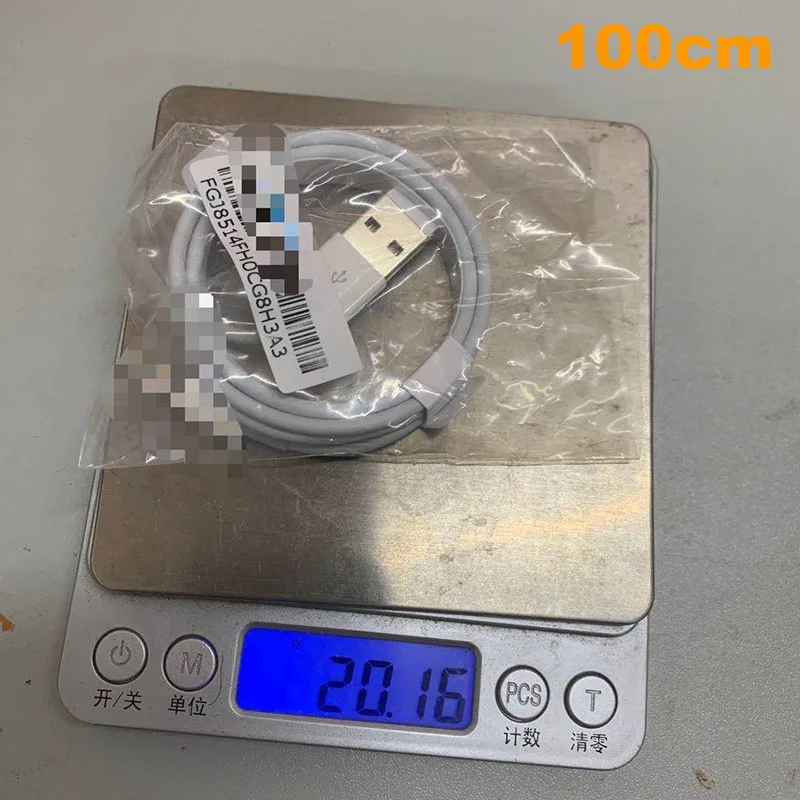 10pcslot original 8 ic 1m3ft 2m6ft 8ic e75 chip usb data cable 5w charger for 8 8plus x 5 5s 6 6s 7 7plus xs with retail box free global shipping