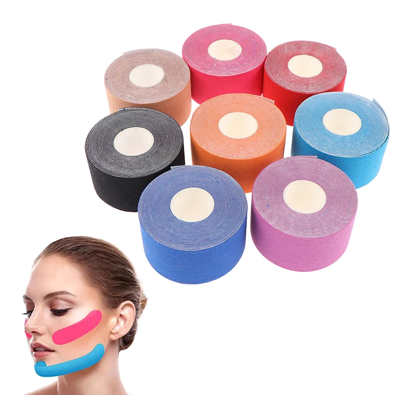 

3.8cm*5M Tape For Face V Line Lifting Wrinkle Remover Sticker Tape Kinesiology Neck Eyes Bandagem Elastica Facial Skin Care Tool