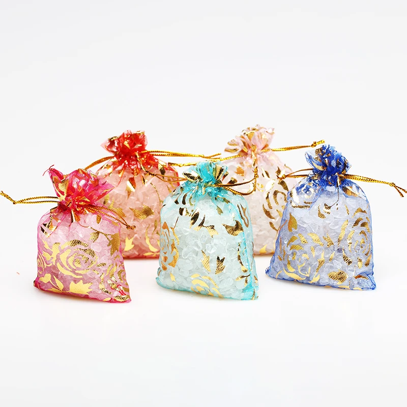50 шт./Лот маленькая и Большая Сумка из органзы|Подарочные сумки упаковка| |