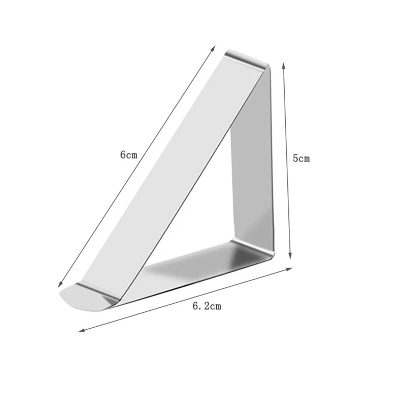 6 шт. скатерть зажим из нержавеющей стали крышка инструмент вечерние держатель