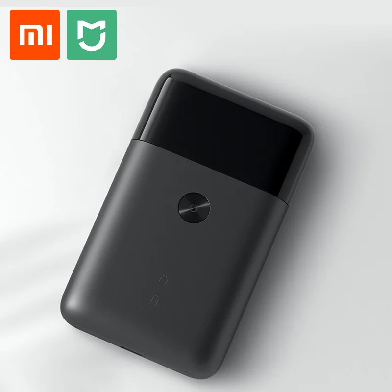 Xiaomi Mijia мини Портативный Для Мужчин's электрическая бритва металлический корпус Тип usb-C Японии Сталь режущая головка большой Батарея для лица
