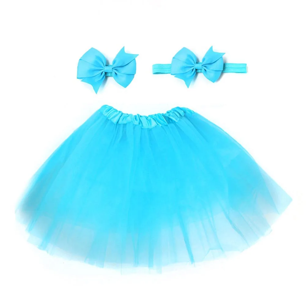 3 шт./компл. одежда для маленьких девочек яркие цвета мягкие тюлевые юбки пачки с