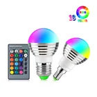 16 цветов волшебный шар лампочка LED с регулируемой яркостью Внутреннее освещение прожектор с дистанционным управлением E14E27 умная лампа декоративная для дома