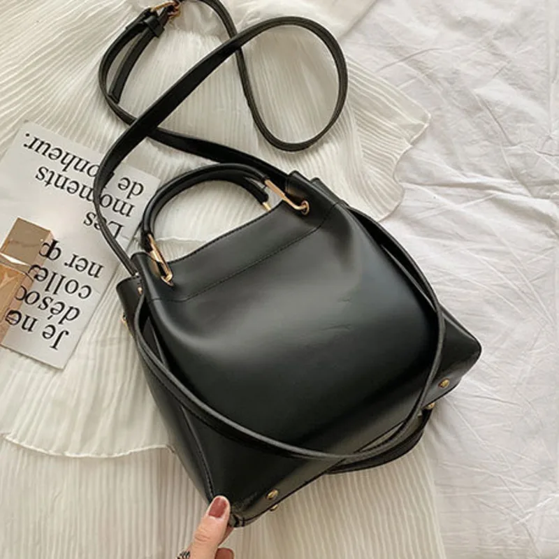 Женская сумка ведро через плечо для женщин 2020 роскошные сумки дизайнерская