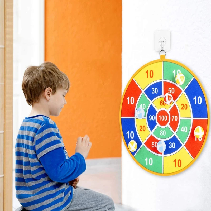 

Dart Toys for Kids Double Sided Safe Dart Board Best Outdoor Indoor Sports Family Party Toys Game Gifts for Boys Girls