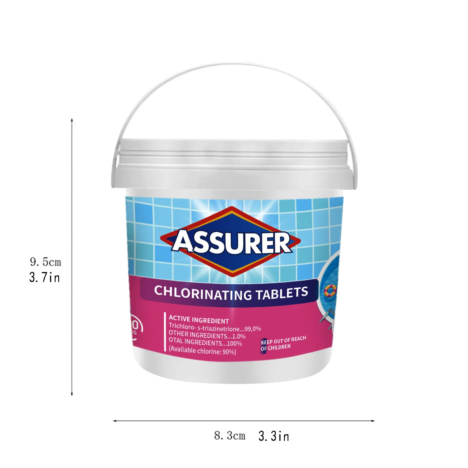

300pcs/bottle Swimming Pool Cleaning Multi Use Effervescent Chlorine Tablets Swimming Pool Clarifier Multifunctional Cleaner #Y2