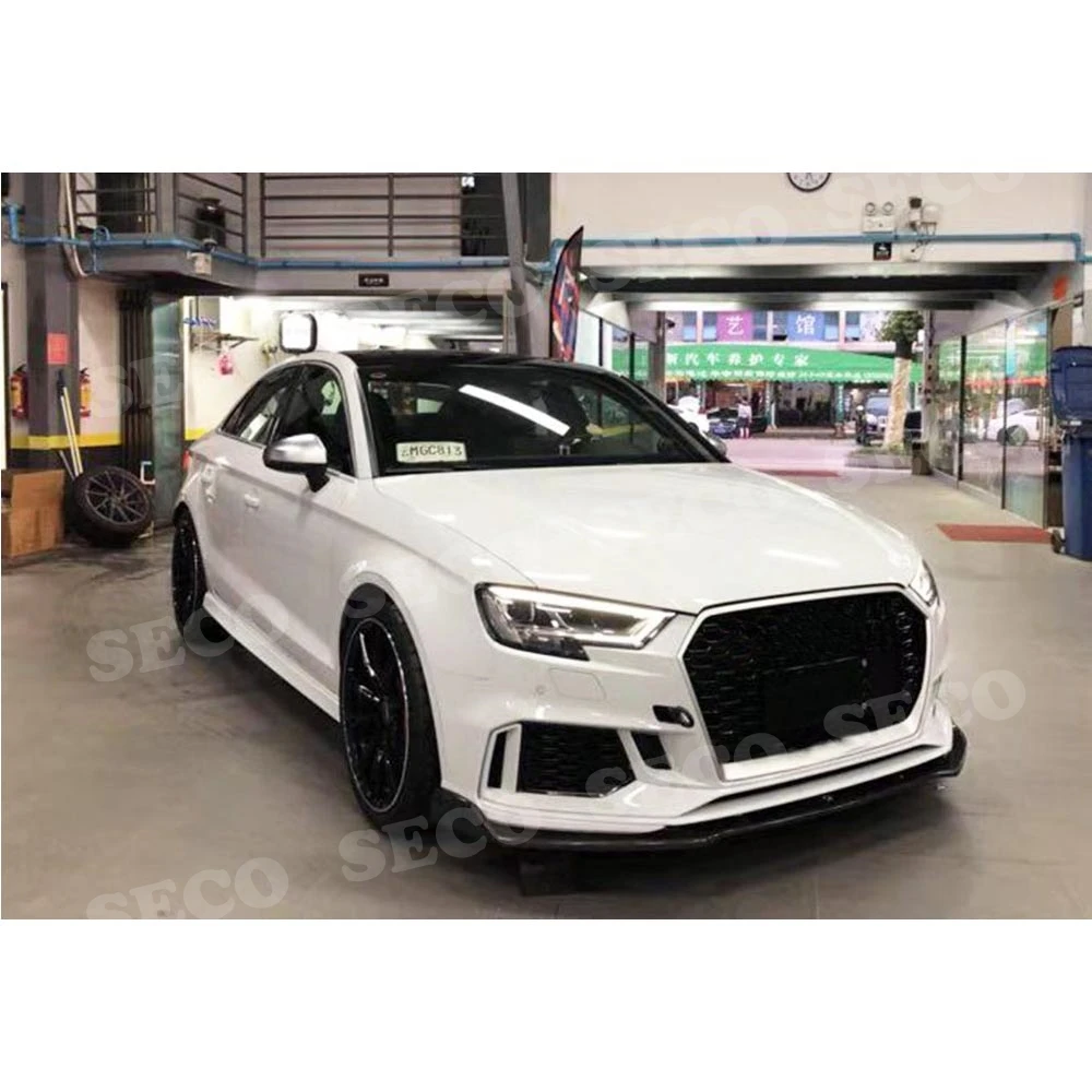 Карбоновый передний бампер спойлер для Audi A3 RS3 не A3 Стандартный S3