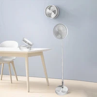 usb rechargeable folding telescopic floor fan summer mute student desktop fan for home outdoor office bedroom school dormitory