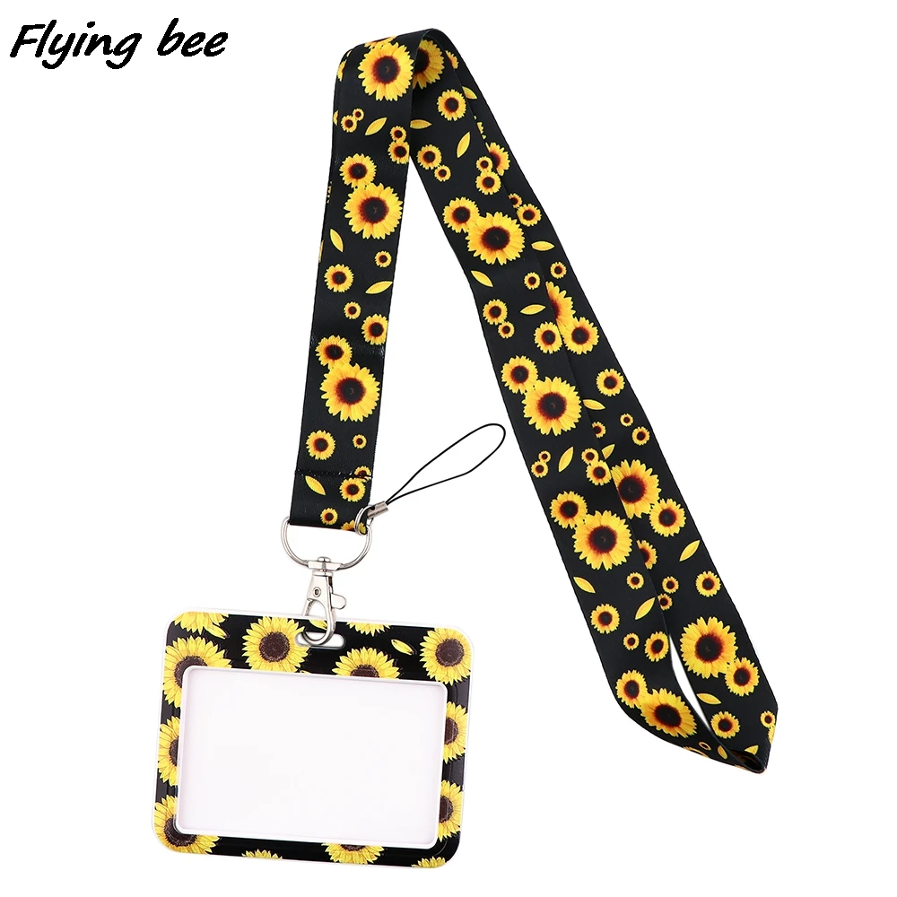 Flyingbee X1986 подсолнухи держатель для банковской кредитной карты бумажник шины ID