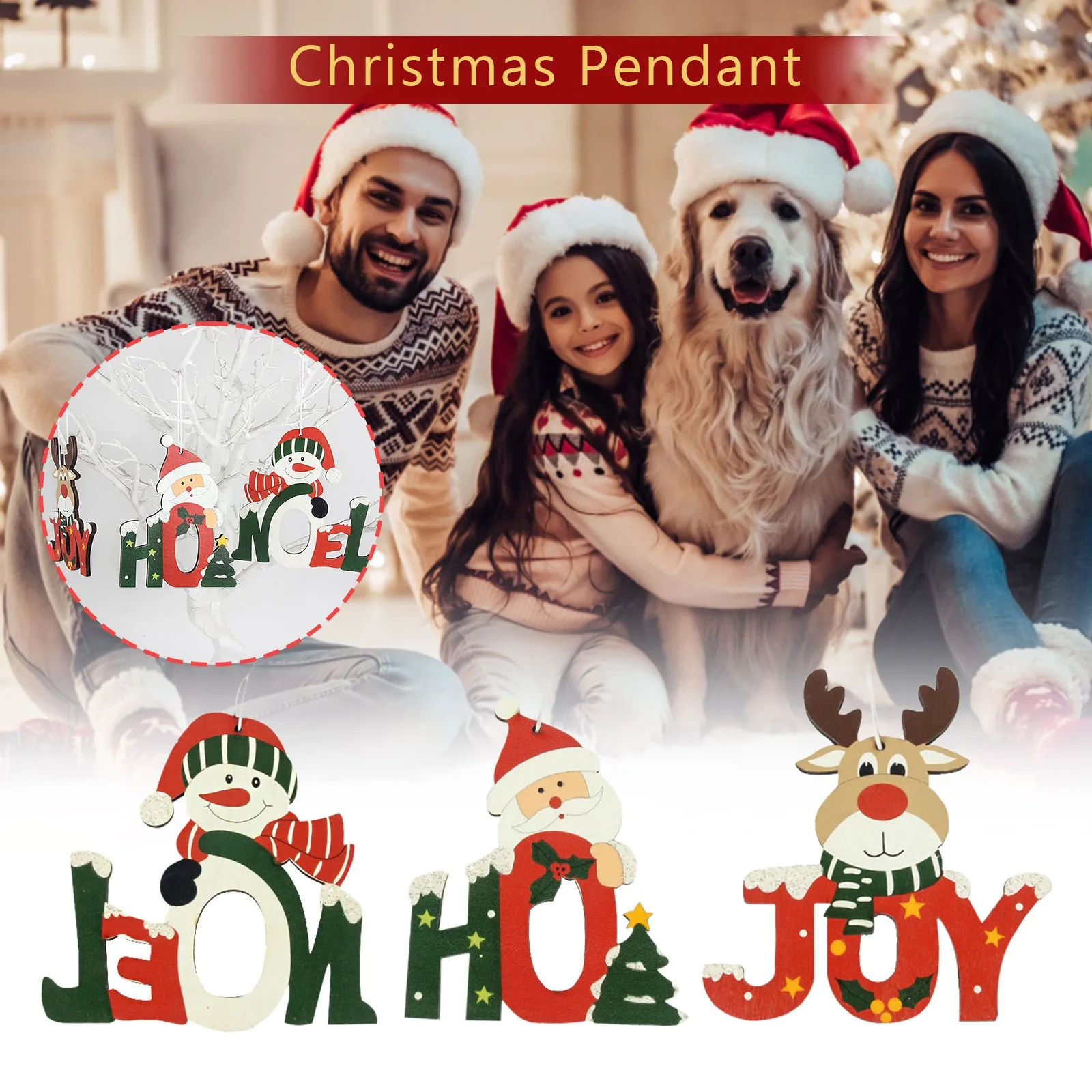 

1pcs Christmas Tree Ornament Personalized Family Decor Pendant Quarantine Christmas Decoration Christmas Gift Personalized