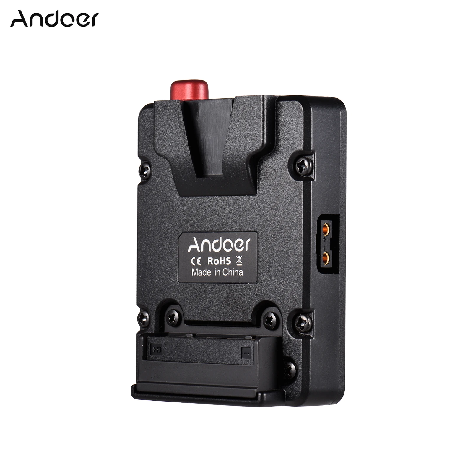 

Andoer Mini Nano V-lock крепление для аккумулятора, пластина питания, застежка для аккумулятора с U-образной вешалкой для Мини V-крепления аккумулятор...
