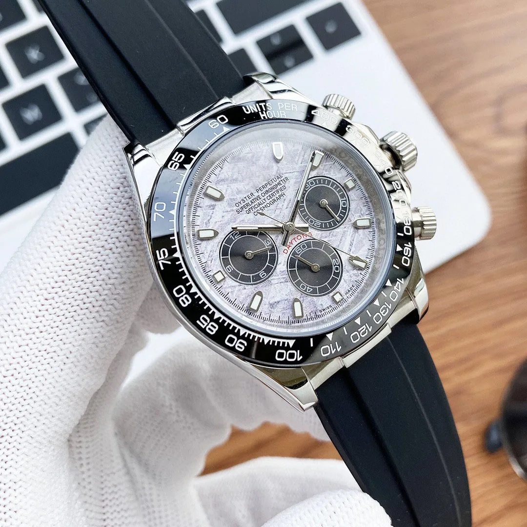 

Oyster Perpetual Cosmograph Daytona Platinum 4130 movement Driving Sport Chronograph Men's Automatic Mechanical Watch Top Brand