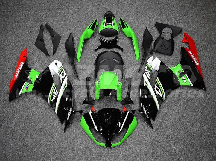

Литьевая пресс-форма, новый комплект обтекателей для мотоциклов из АБС-пластика, подходит для Kawasaki Ninja ZX-6R 636 2009 2010 2011 2012, комплект кузова черн...