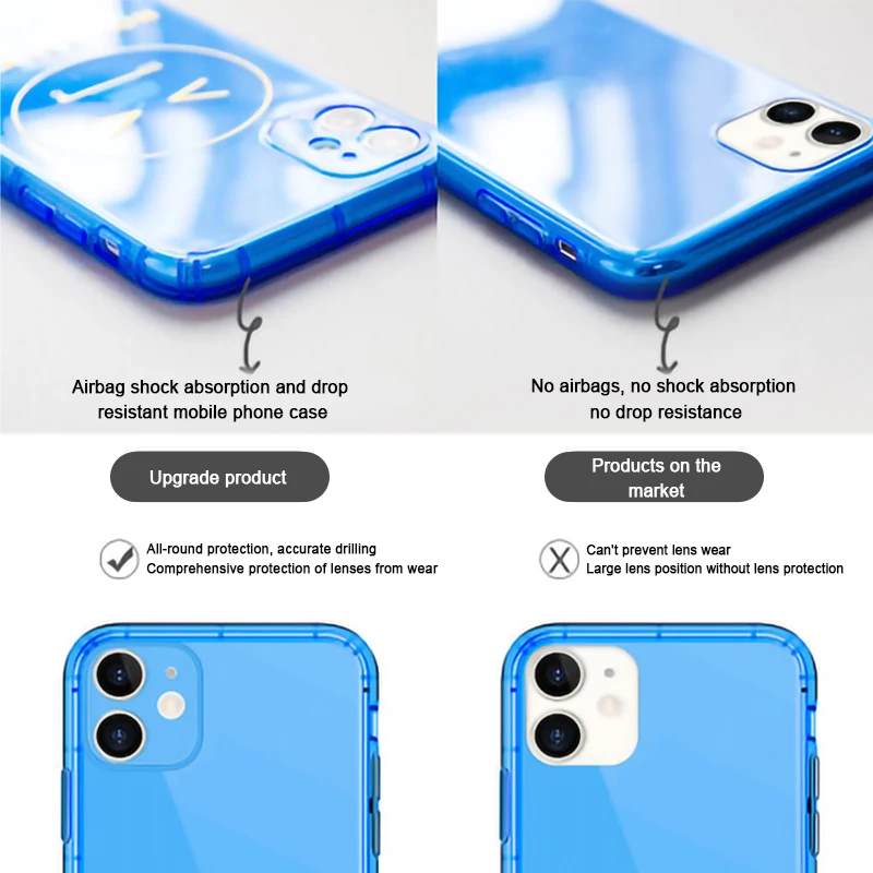 

Signaishin Fluorescent Color Shockproof Phone Case For Huawei P40 Mate 30 20Pro Nova 7 6Pro Neon Case Soft TPU Clear Phone Cover