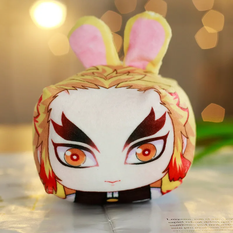 

10 CM Anime Demon Slayer Plush Toys Cartoon Kimetsu no Yaiba Agatsuma Zenitsu Nezuko Hashibira Figure Toys Peluche Kids Gift