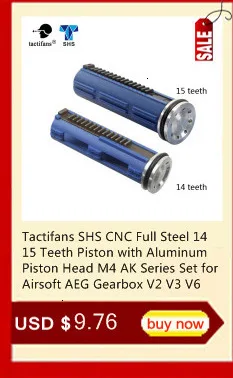 Tactifans SHS Ultra головка цилиндра двойное уплотнительное кольцо смягчающая резиновая подушечка на задней стороне для Ver.2 коробка передач M4 M16 AEG Softair Пейнтбол