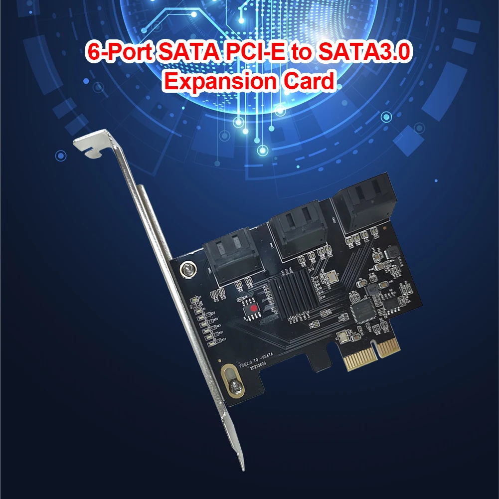 плата расширения 6 портовая sata pc