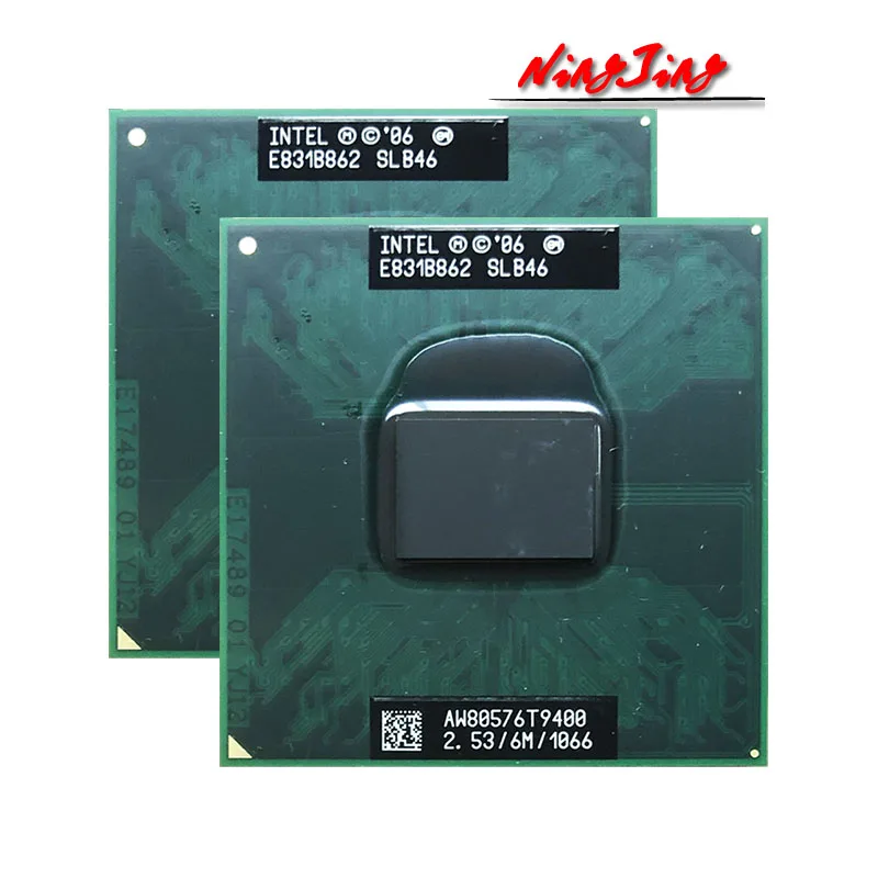 Двухъядерный процессор Intel Core 2 Duo T9400 SLB46 SLAYY 5 ГГц 6 Мб 35 Вт разъем P - купить по