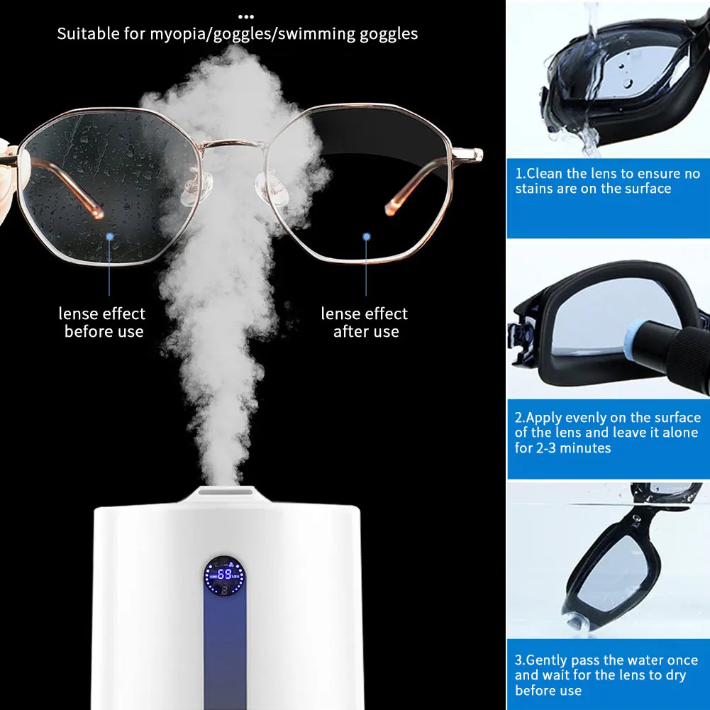 

15ML Swimming Goggles Anti-fog Spray Prevents Fogging Of Glass Windows Mirrors Eyewear Lenses Long Lasting Fog Removal Spray