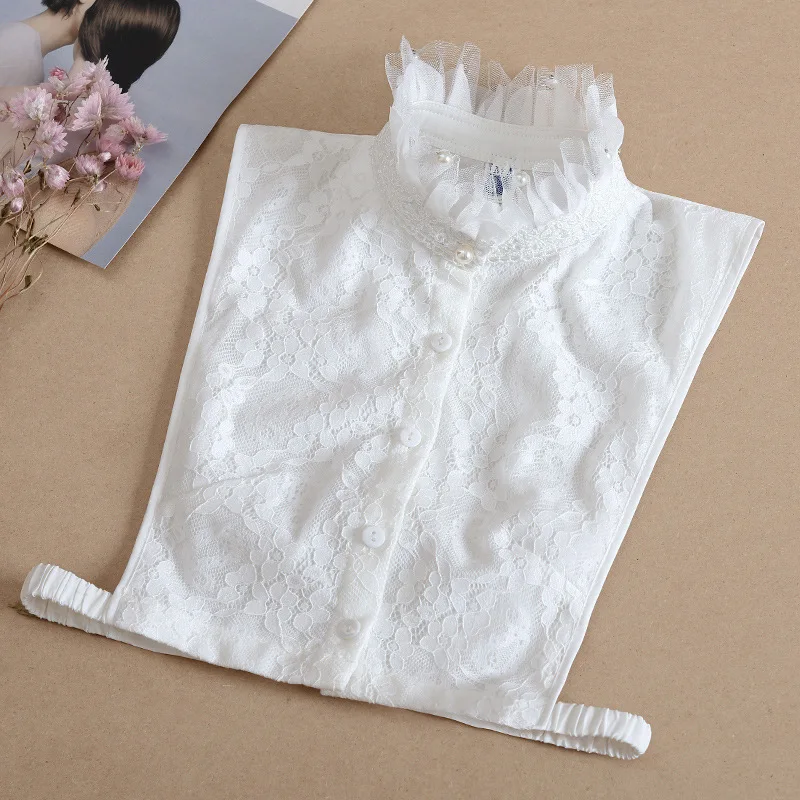 

Модные женские воротники со стоячим воротником, декоративные воротники для свитера, блузки, съемный воротник рубашки, аксессуары для одежд...