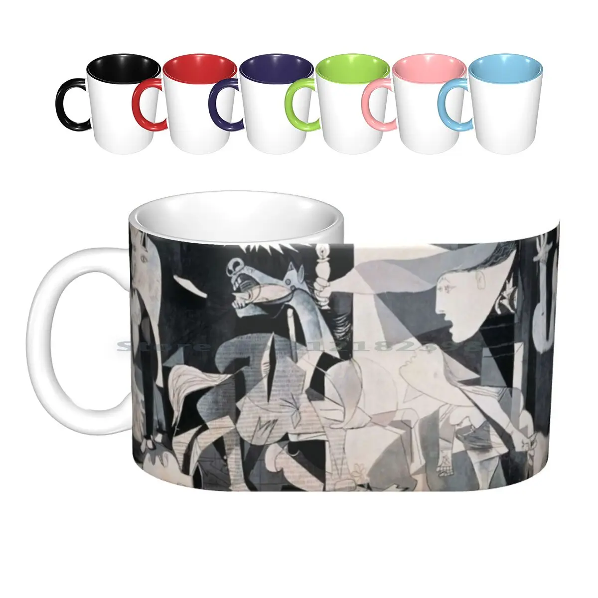 

Pablo Picasso Guernica Ceramic Mugs Coffee Cups Milk Tea Mug Pablo Picasso Guernica Spain War Cubism Famous Paintings Painter