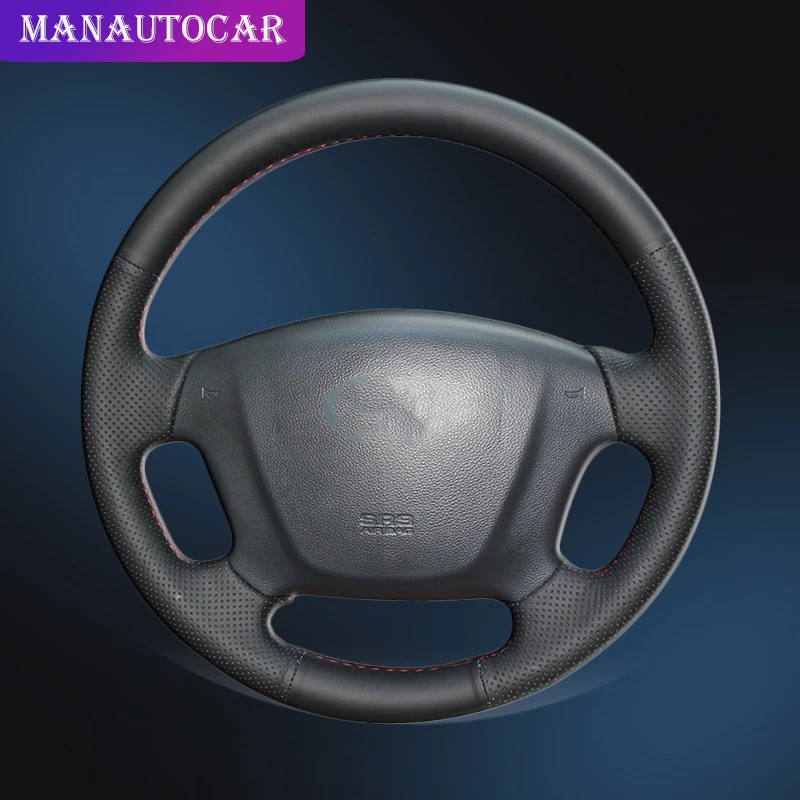 

Car Braid On The Steering Wheel Cover for Kia Carens 2007-2011 Rondo 2007-2010 Hyundai Entourage 2007-2008 Auto Car-styling