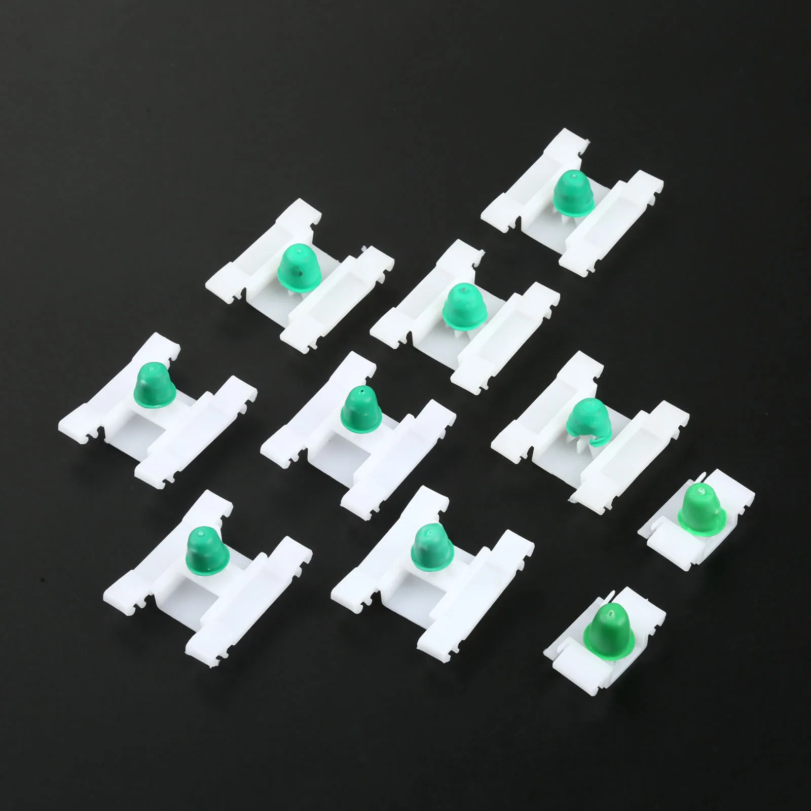 10 шт. зажимы для обшивки автомобильных дверей Бамбуковая лента белый пластиковый