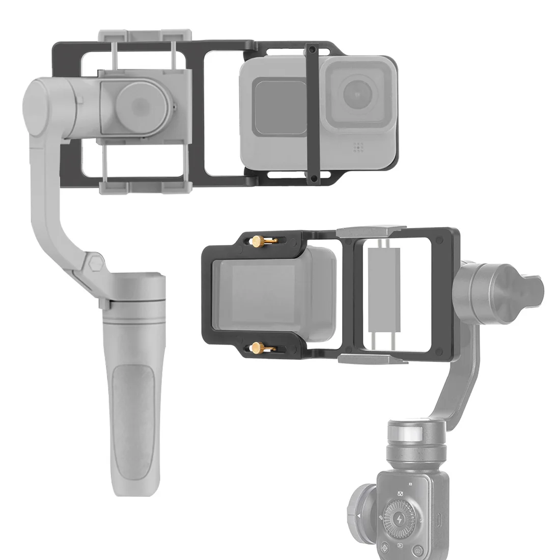 Адаптер-переключатель для экшн-камеры Osmo Mobile 4 3 Zhiyun ручной шарнирный кронштейн