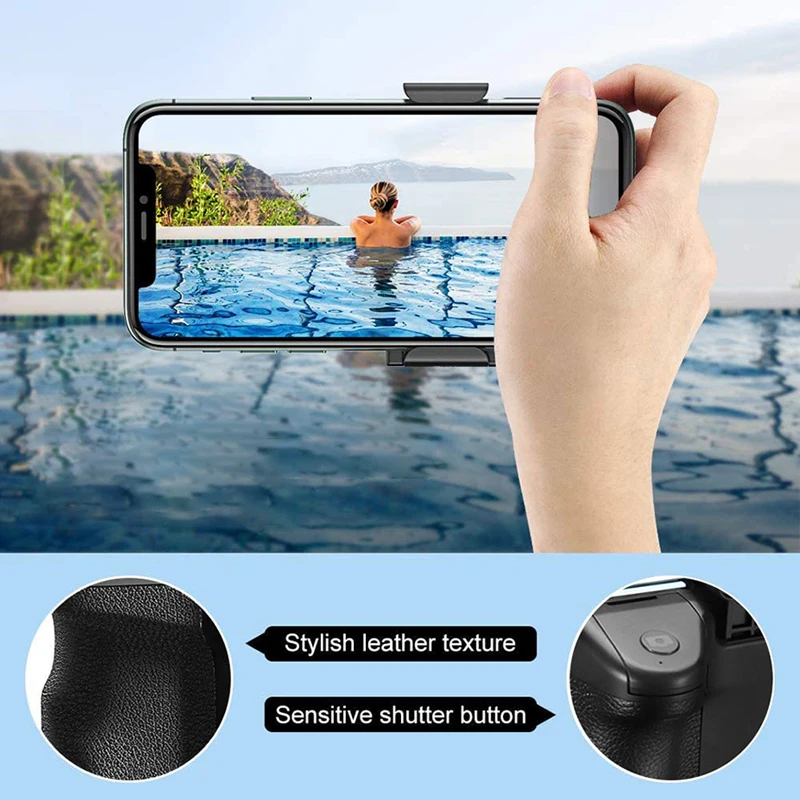 Ulanzi CapGrip Wireless Bluetooth Selfie Booster 1/4 Screw Handle Grip Phone Stablizer Stand Tripod Mount Holder Shutter Release