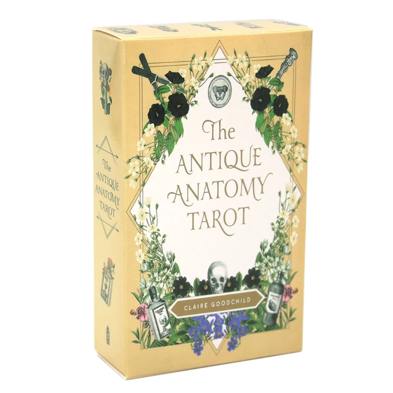 

Настольная игра The Antique Anatomy Tarots, 78 карт, полные карты на английском языке, гадание, судьба, семейвечерние